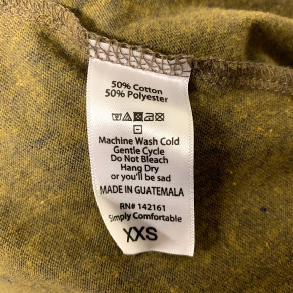 LuLaRoe Heathered Solid Army Green Carly Dress - Picture 7 of 7